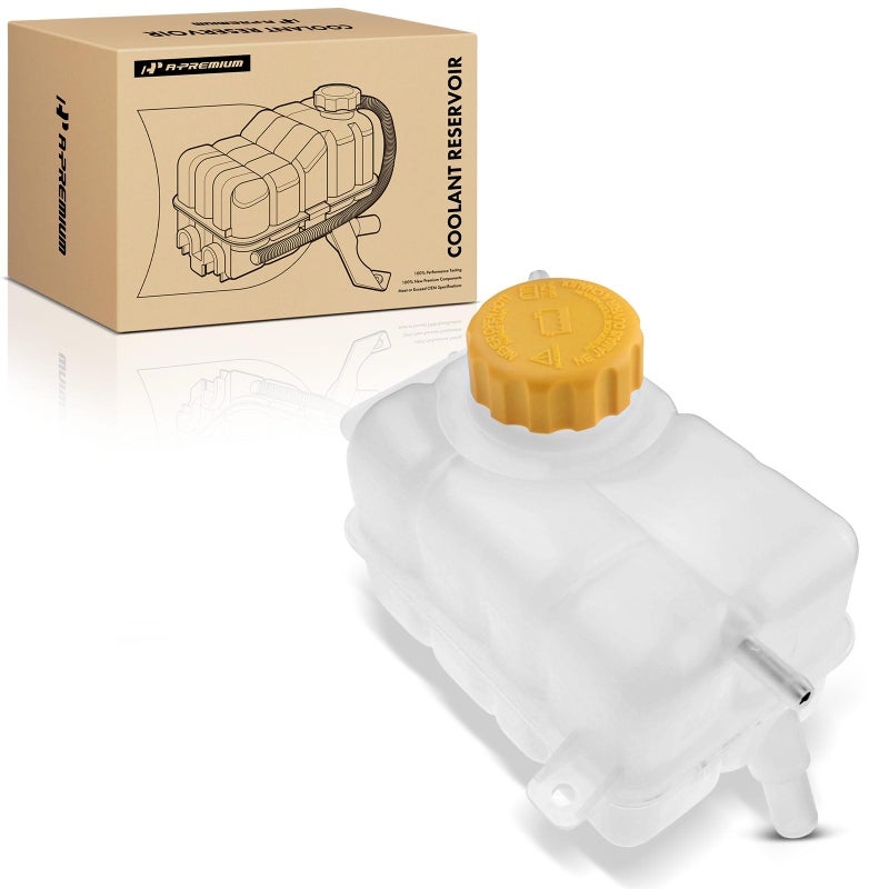 APremium Engine Coolant Overflow Recovery Reservoir Tank with Cap Compatible with Chevrolet AveoAveo5 20072011  Pontiac G3 20092010 G3 Wave 2009 Wave 20072008 16L  Front