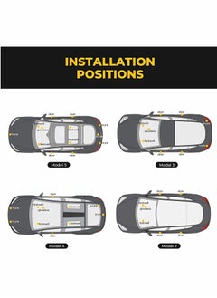 KASTWAVE Interior LED Lights Bulbs Kit for Tesla Model 3/Y/S/X, Ultra-Bright LED Interior Light Upgrade Lighting Replacement Lights Tesla Accessories Fit Trunk, Frunk,Door Puddle, Foot-Well (4 Pack/White)  - Image 4