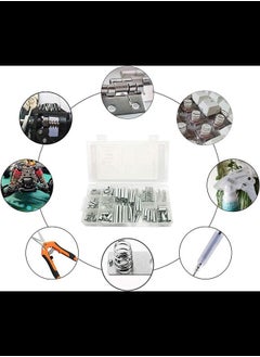 Generic 200 Pieces Zinc Plated Spring Assortment Kit, 20 Kinds of Size Extension and Compression Spring Repair Tool Replacement Kit  - Image 2