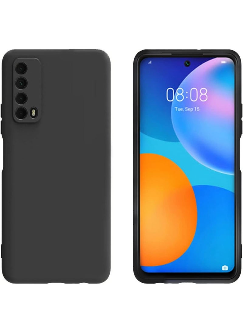 Protective Cover For Huawei Y7a , Slim Fit Soft Back TPU Case Flexible Silicone Cover Compatible For Huawei Y7a - Black