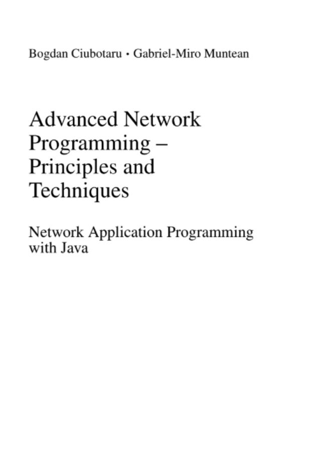 Advanced Network Programming – Principles and Techniques: Network Application Programming with - Image 2