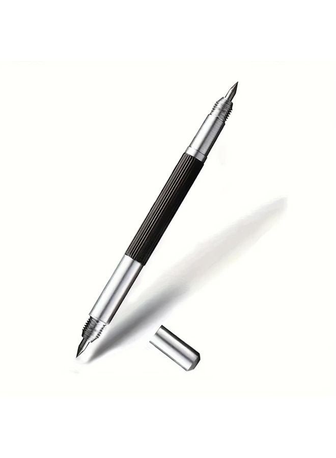 1pc Double Head Engraving Pen Tungsten Carbide Tip Etching Pencil For Metal Glass Wood Carving - Image 2
