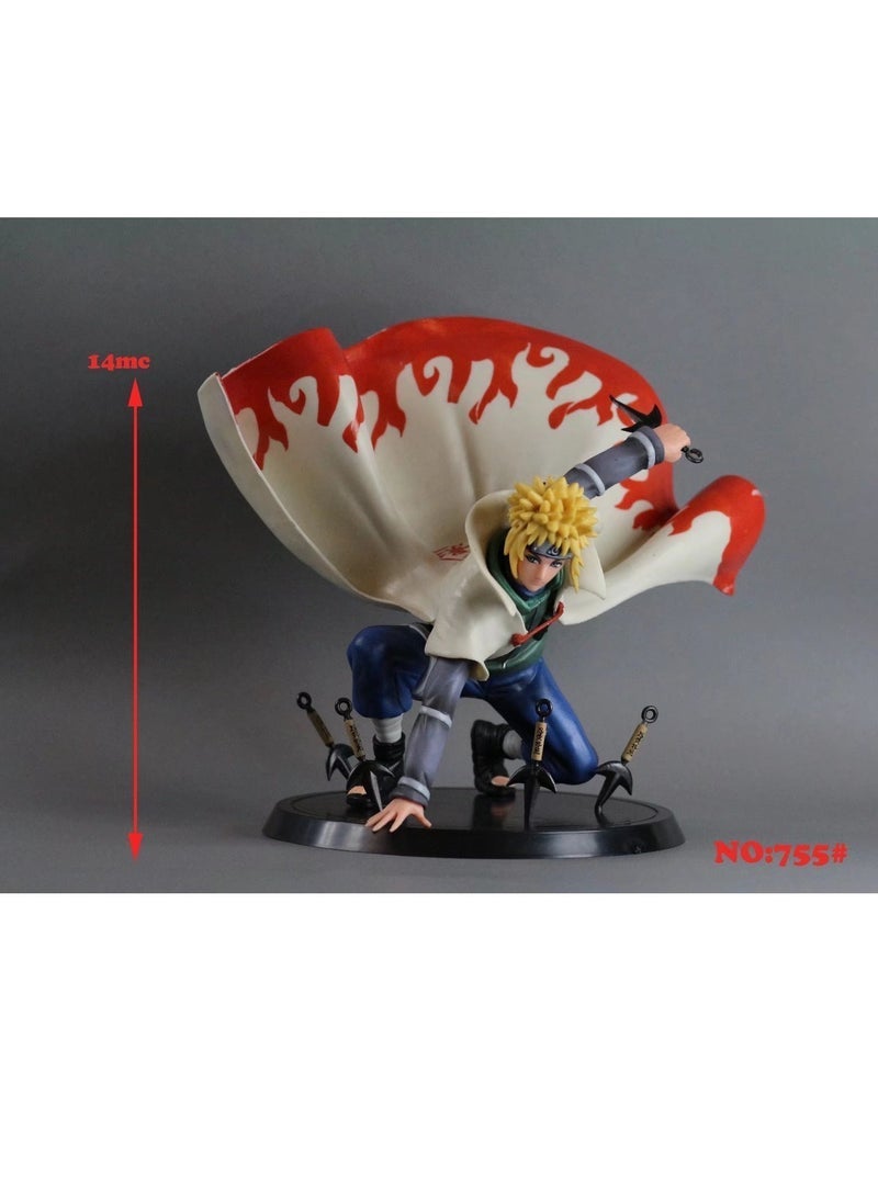 Anime Figure Toy Model Naruto Fourth Generation Hokage Boxed Ornament (14cm) - Image 2