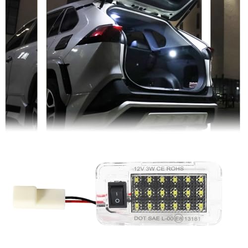 GSOWO Led Luggage Compartment Light for Toyo-ta RAV4 2022 2023 2024 2025, Cargo Lamps Decorative Atmosphere Lamp, Rav4 Accessories Trunk Ceiling Lighting, 1 PC, White - Image 1