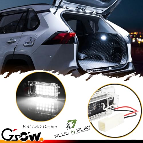 GSOWO Led Luggage Compartment Light for Toyo-ta RAV4 2022 2023 2024 2025, Cargo Lamps Decorative Atmosphere Lamp, Rav4 Accessories Trunk Ceiling Lighting, 1 PC, White - Image 4