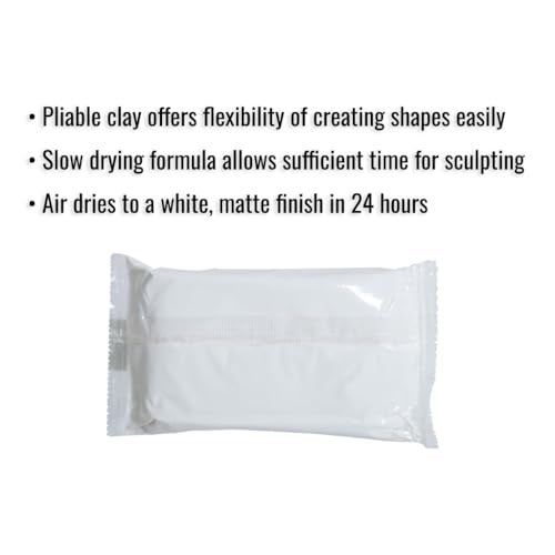 itsy-bitsy Itsy Bitsy Air Hardening Modelling Clay White 100g – Non-Toxic, Easy to Shape | DIY Crafts, Sculpting, Moulding & Art Projects | No Baking Required - Image 2