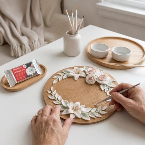 itsy-bitsy Itsy Bitsy Air Hardening Modelling Clay White 100g – Non-Toxic, Easy to Shape | DIY Crafts, Sculpting, Moulding & Art Projects | No Baking Required - Image 5