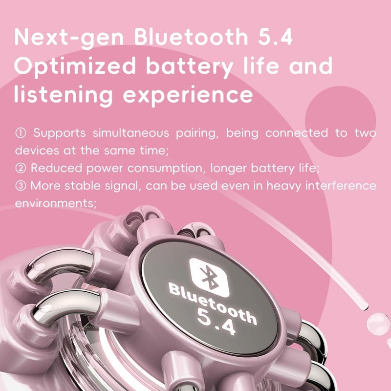 FiiO Anytime Active Noise Cancelling Bluetooth 5.4 Retro Headphones, 58H Playtime, with Microphone,Light Weight Earphones Comfort Headsets for Travel,Home (Titanium Gold) - Image 3