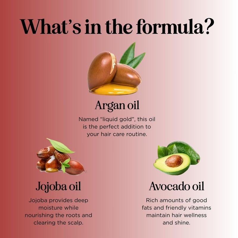 Maple Holistics Argan Oil Shampoo for Dry Hair - Sulfate Free Shampoo for Damaged Hair and Frizz with Argan Oil for Hair - Volumizing Shampoo for Hair Shine and Volume Featuring Ultra Moisturizing Natural Oils - Image 5