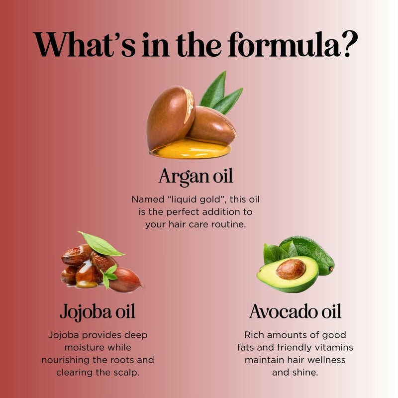 Maple Holistics Argan Oil Shampoo for Dry Hair - Sulfate Free Shampoo for Damaged Hair and Frizz with Argan Oil for Hair - Volumizing Shampoo for Hair Shine and Volume Featuring Ultra Moisturizing Natural Oils - Image 5