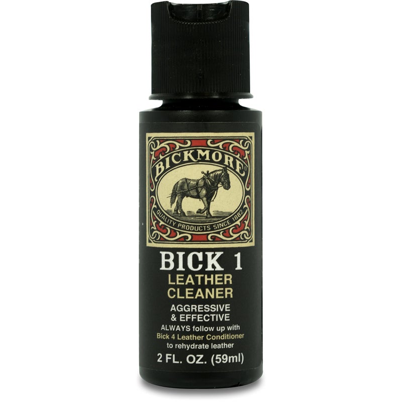 Bickmore Bick 1 Leather Cleaner 2 oz - Clean Dirt, Oil, Sweat, Salt, and Water Stains from all Colored, White, and Black Leather - Image 1