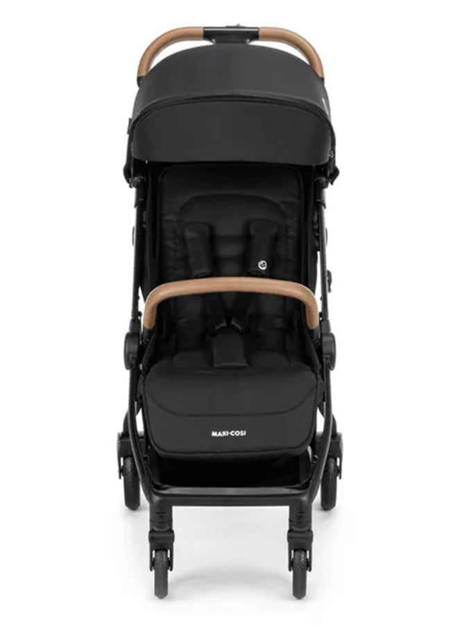 Maxi-Cosi EVA 3 Auto Fold Essential Stroller - Black Champagne - Image 2