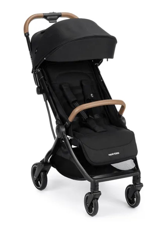 Maxi-Cosi EVA 3 Auto Fold Essential Stroller - Black Champagne - Image 1