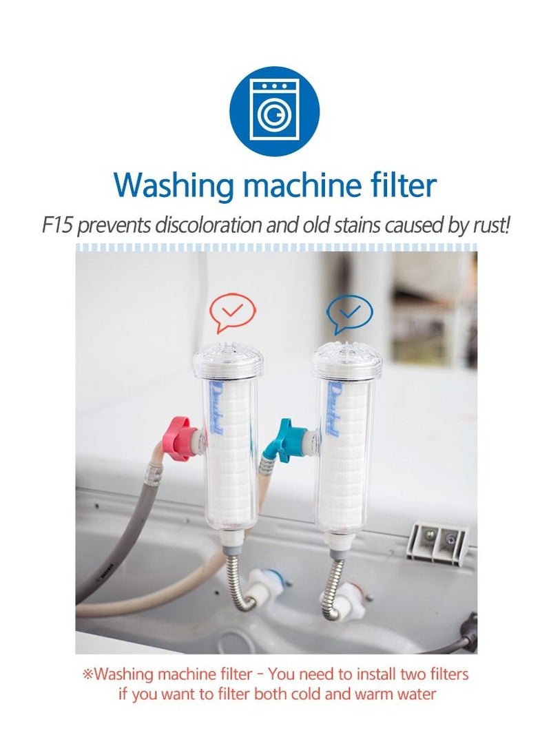 [DEWBELL] Sudo-Ae F15 Purification Filter for Washing Machine (economy type), Made in Korea