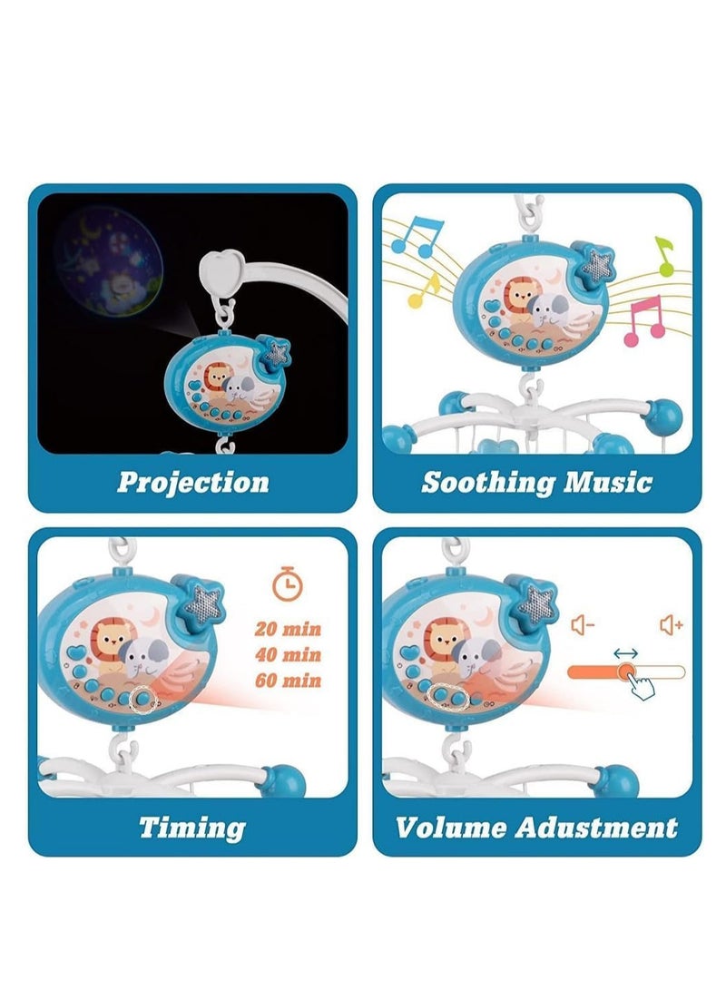 Joyelink Baby Crib Mobile for Crib with Music and Lights, Remote,Moon and Star Projection, Baby Crib Toys for Boys Girls - Image 3