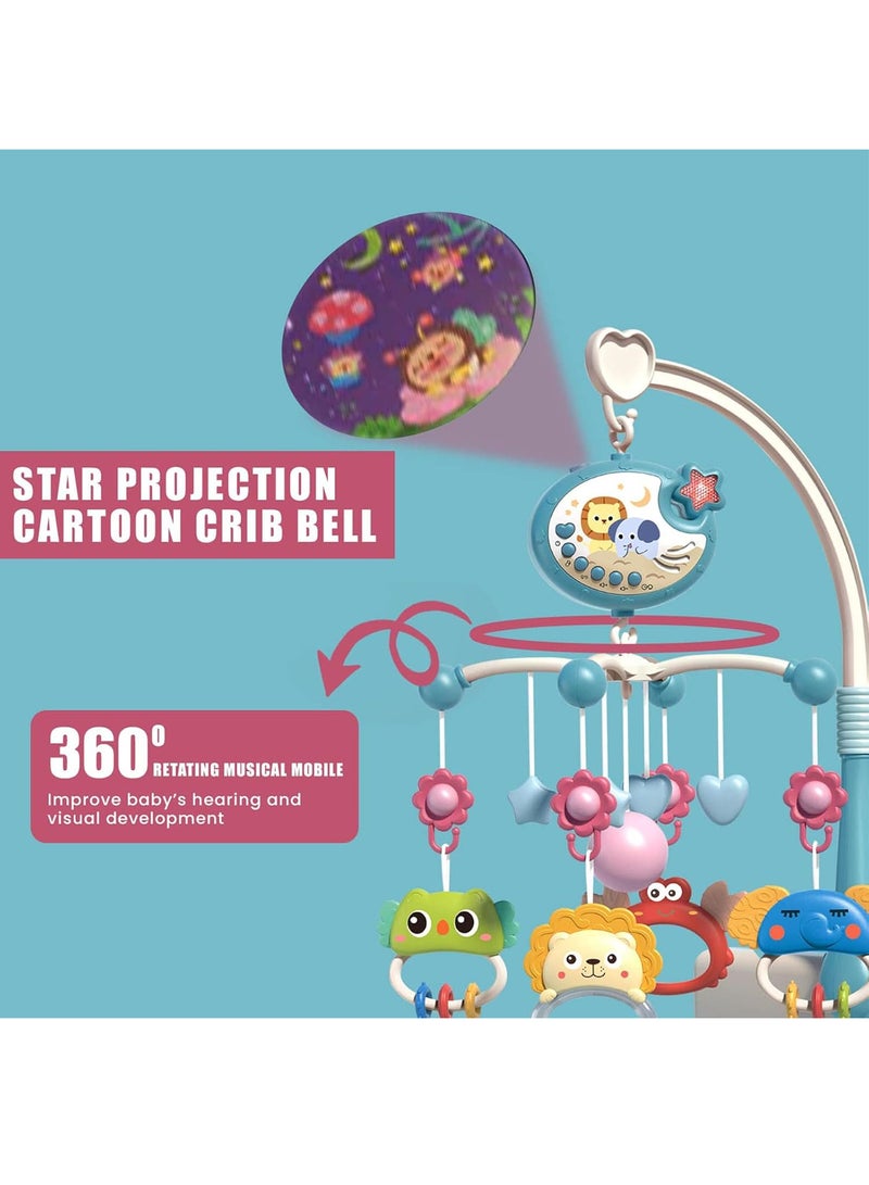 Joyelink Baby Crib Mobile for Crib with Music and Lights, Remote,Moon and Star Projection, Baby Crib Toys for Boys Girls - Image 4