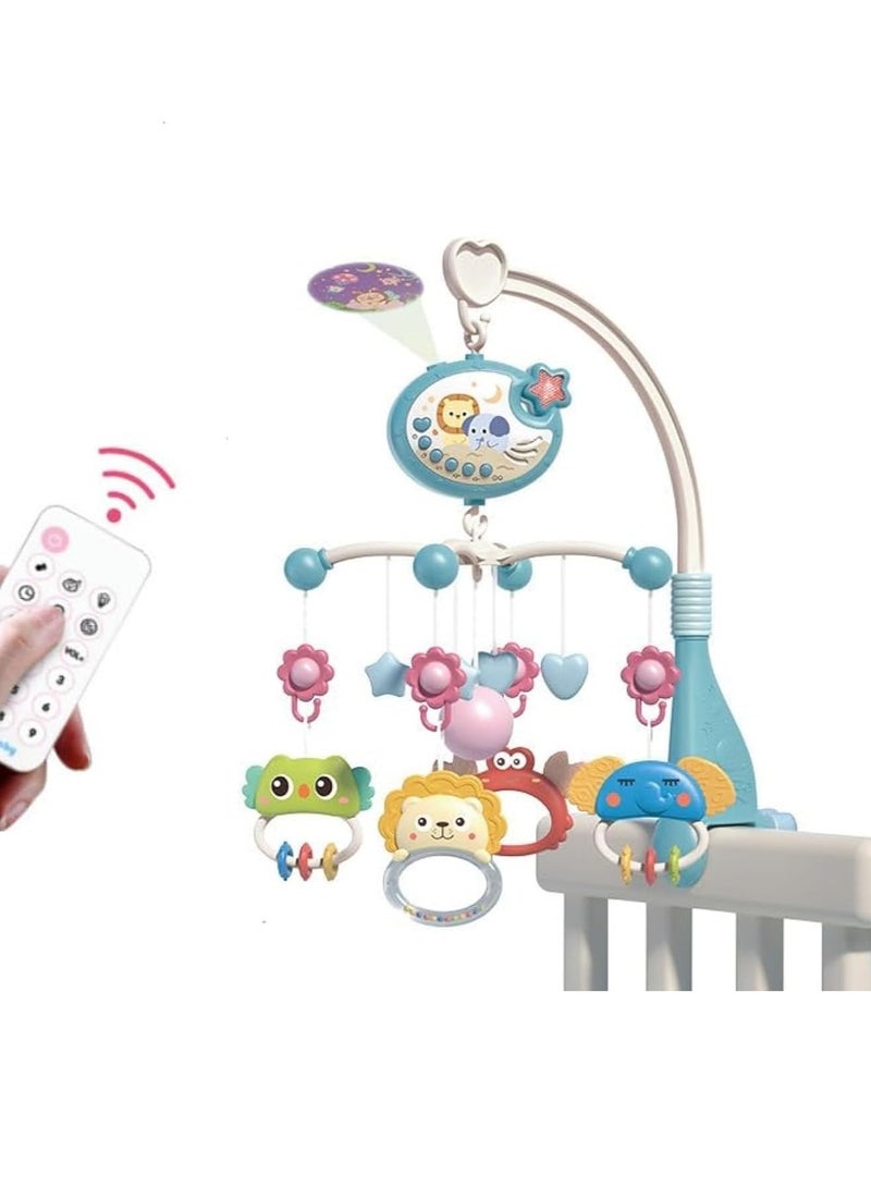Joyelink Baby Crib Mobile for Crib with Music and Lights, Remote,Moon and Star Projection, Baby Crib Toys for Boys Girls - Image 1