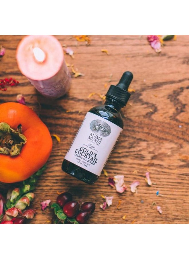 Anima Mundi Apothecary - Anima Mundi Cold Cocktail Immune Support Drops Immune Booster Supplement With Echinacea Garlic Turmeric Root & Fresh Ginger Immune System Support Liquid Supplement (2Oz / 60Ml) - Image 1