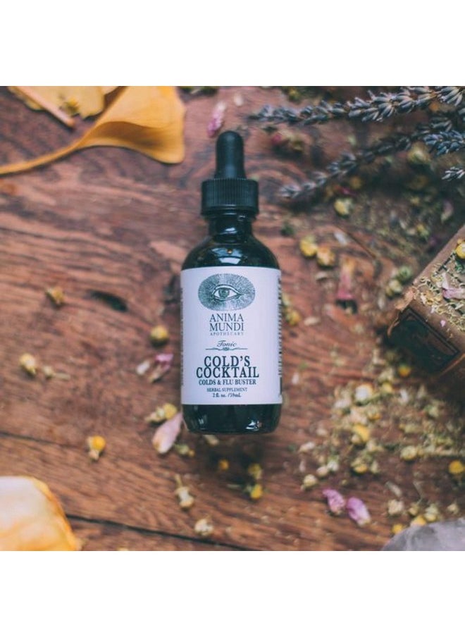 Anima Mundi Apothecary - Anima Mundi Cold Cocktail Immune Support Drops Immune Booster Supplement With Echinacea Garlic Turmeric Root & Fresh Ginger Immune System Support Liquid Supplement (2Oz / 60Ml) - Image 1
