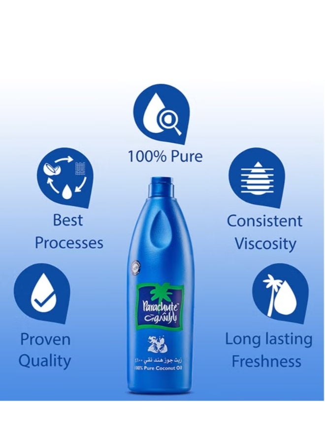 باراشوت زيت جوز الهند الطبيعي بنسبة 100% 200ملليلتر - Image 4