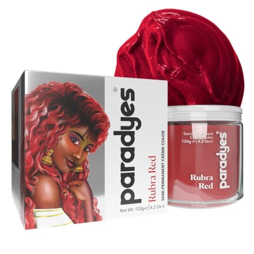 Paradyes Rubra Red Semi Permanent Conditioner Based Hair Color Enriched with Vegan, Natural and Herbal Hair dyes - lasts up to 8-10 washes (4.2 oz) - Image 1