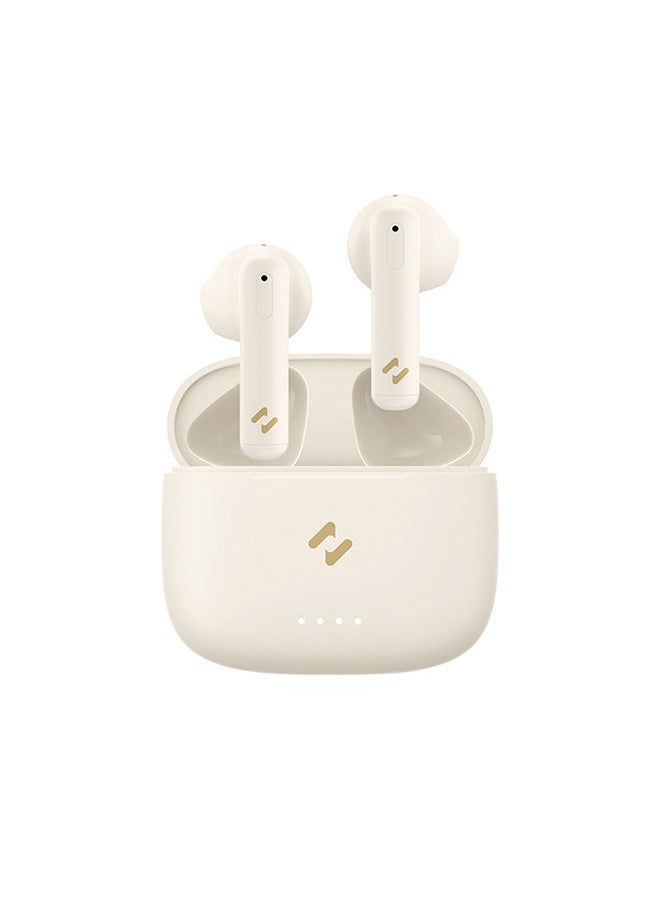 havit - Wireless Bluetooth Earbud, IPX4 Rating, ENC Noise Reduction Microphone, Smart Touch Function, Beige - Image 1
