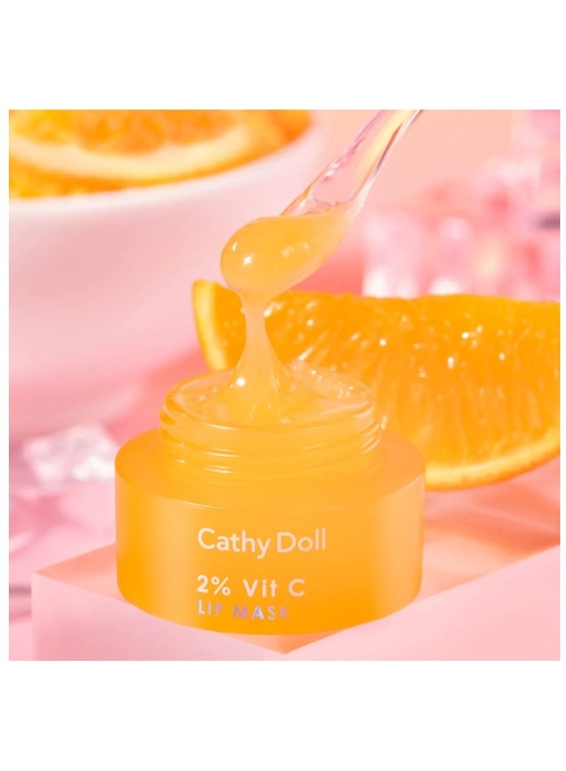 Cathy Doll 2% Vitamin C Lip Mask Orange Bingsu 4.5g – Nourishing Lip Care for Smooth, Healthy & Plump-Looking Lips - Image 4