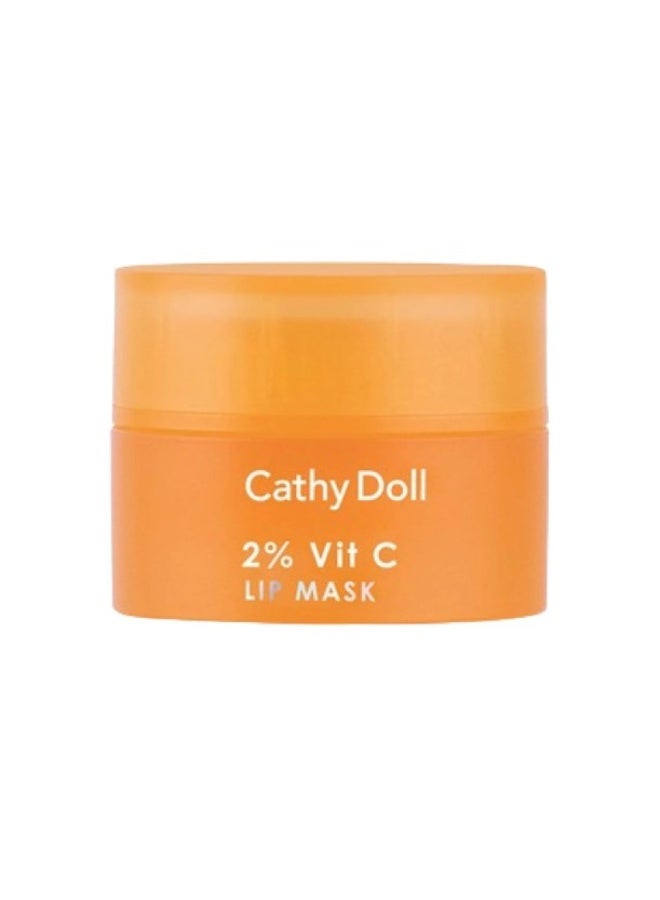 Cathy Doll 2% Vitamin C Lip Mask Orange Bingsu 4.5g – Nourishing Lip Care for Smooth, Healthy & Plump-Looking Lips - Image 2