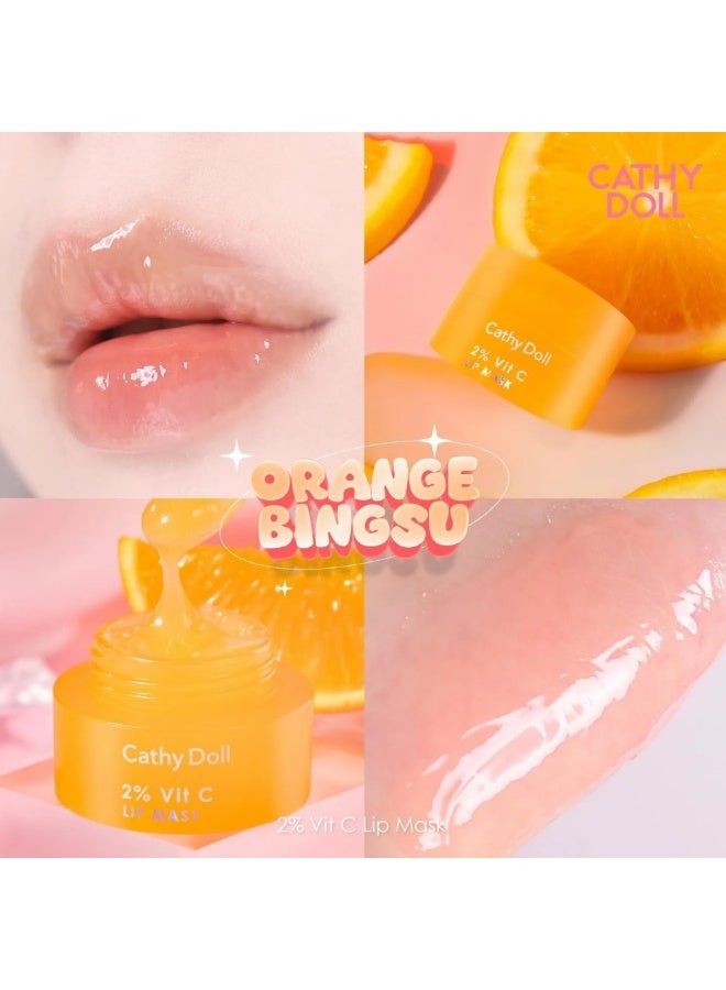 Cathy Doll 2% Vitamin C Lip Mask Orange Bingsu 4.5g – Nourishing Lip Care for Smooth, Healthy & Plump-Looking Lips - Image 5