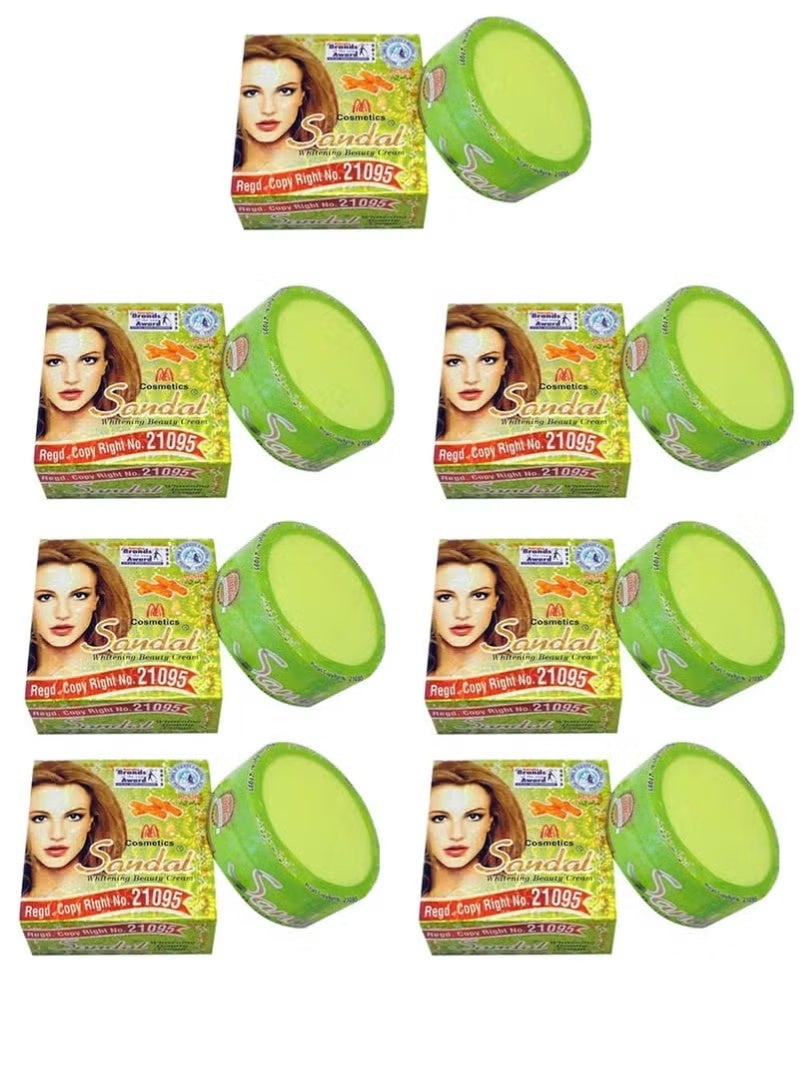 Skin lightening cream consisting of 7 pieces