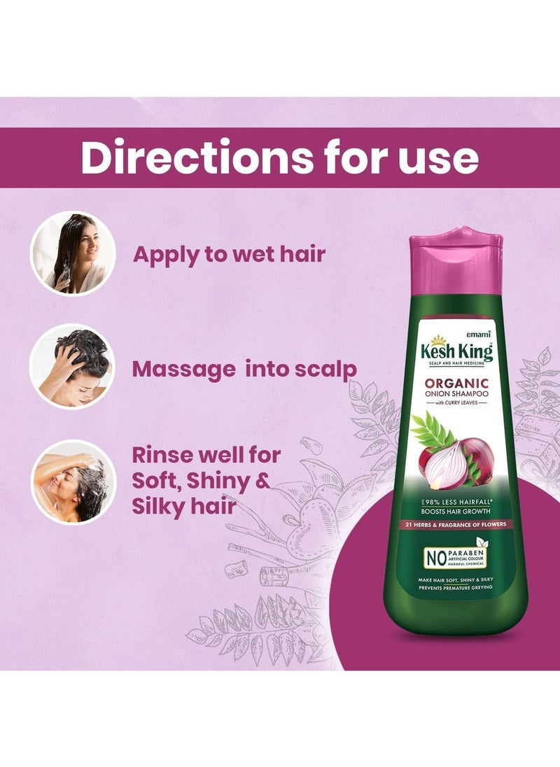 emami Kesh King - Herbal Onion Shampoo 300ml  - Image 5