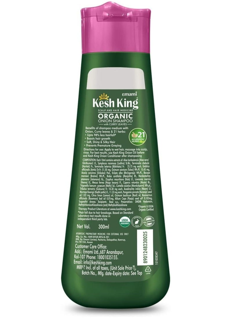 emami Kesh King - Herbal Onion Shampoo 300ml  - Image 2