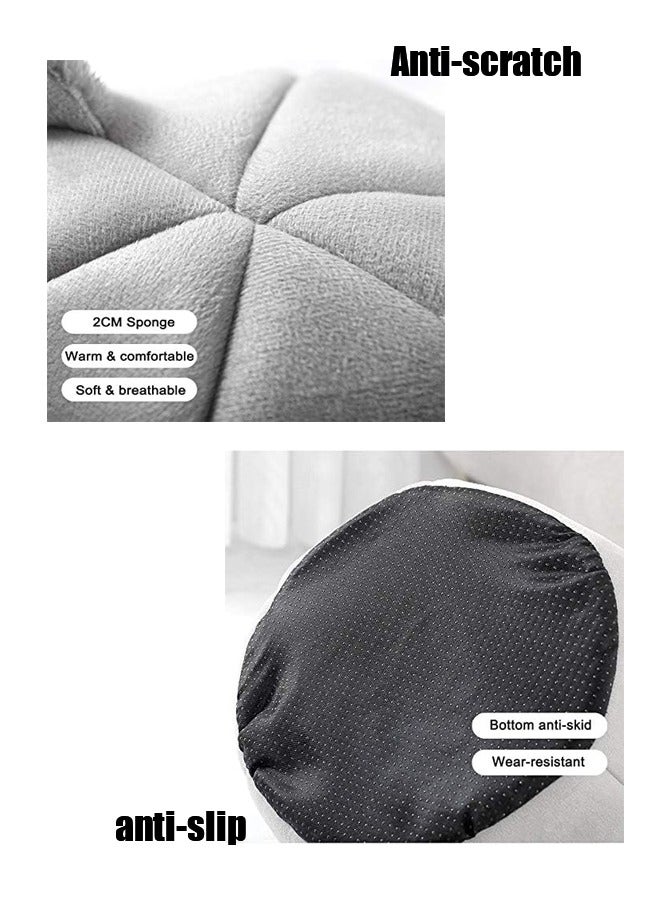 Generic Warm Cat Bed with Soft and Cozy Fleece Material, Cute Cat Ear Design, Semi-Enclosed Indoor Pet Nest for Cats and Small Dogs, Sleeping Tent Cave House with Non-Slip Bottom, 2-in-1 Cat Cave Nest  - Image 2