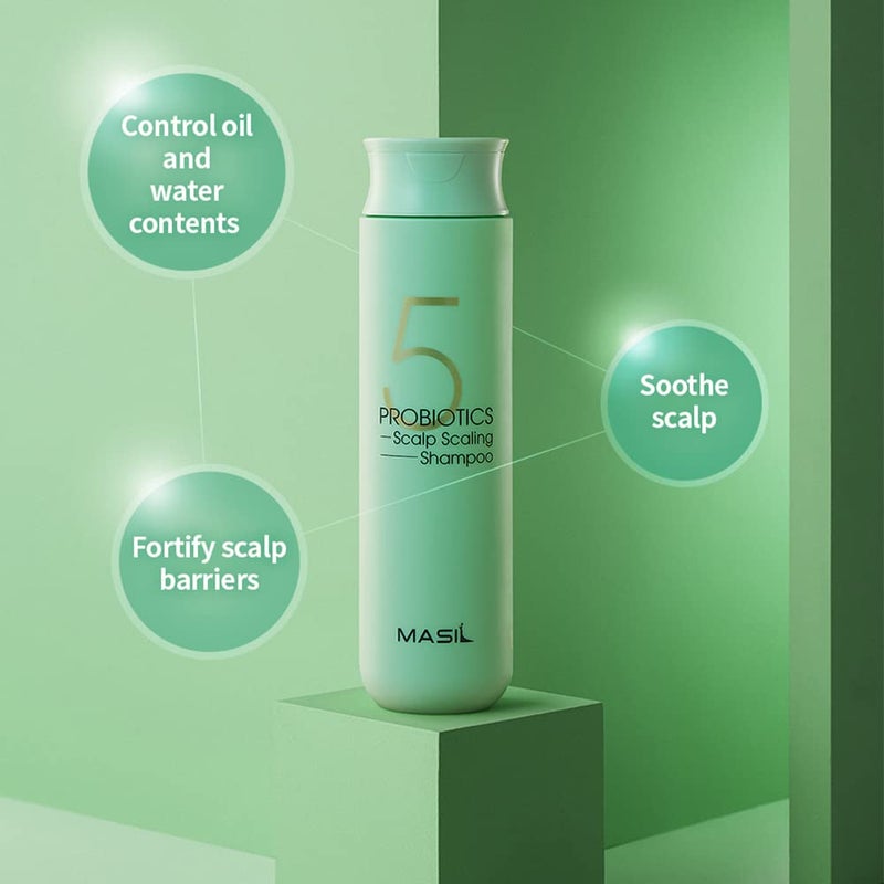 Masil Shampoo for Damaged Hair & Loss, Weakened Scalp Scaling, CMC Shampoo for Bouncy Hair, Travel Size, 5.1 Fl Oz - Image 2