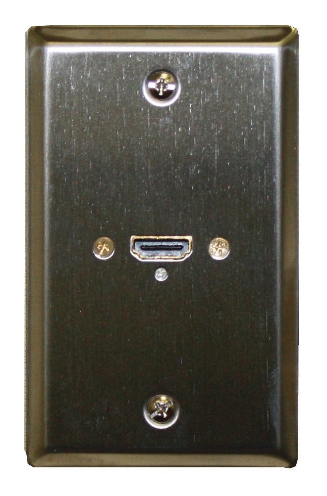 Philmore Stainless Steel Wall Plate with One HDMI Female Connector - Philmore 75-677 - Image 2