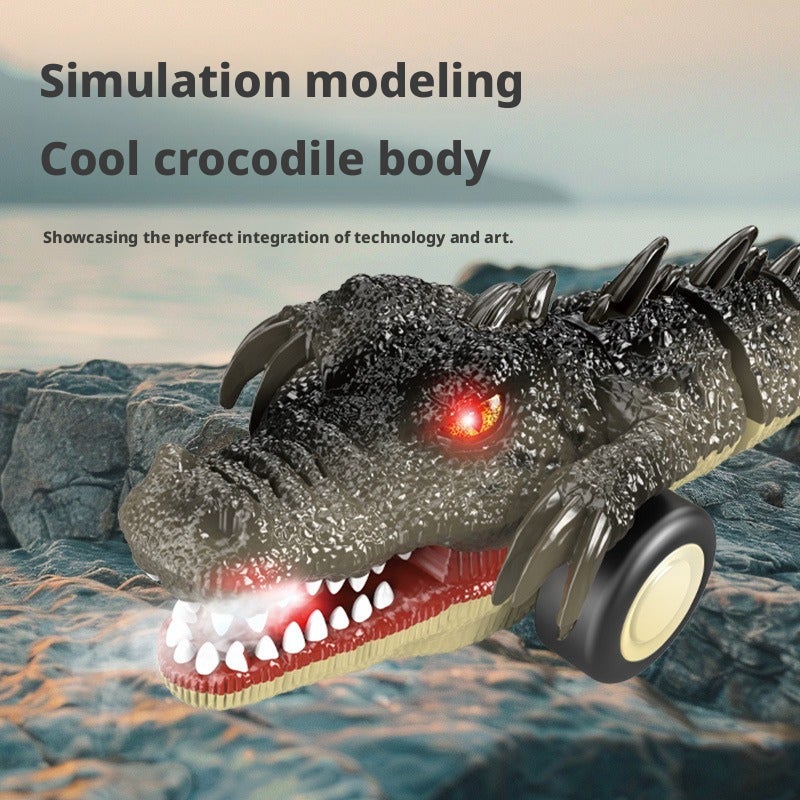 2.4G Remote Control Crocodile Robot Toy with Spray Function - Image 3