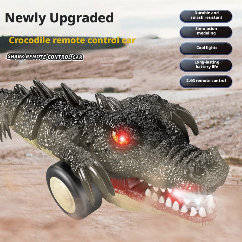 2.4G Remote Control Crocodile Robot Toy with Spray Function - Image 1