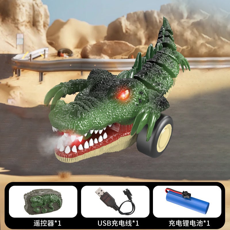 2.4G Remote Control Crocodile Robot Toy with Spray Function - Image 5