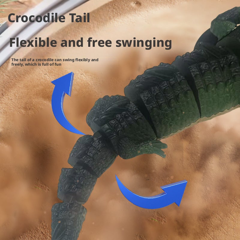2.4G Remote Control Crocodile Robot Toy with Spray Function - Image 2