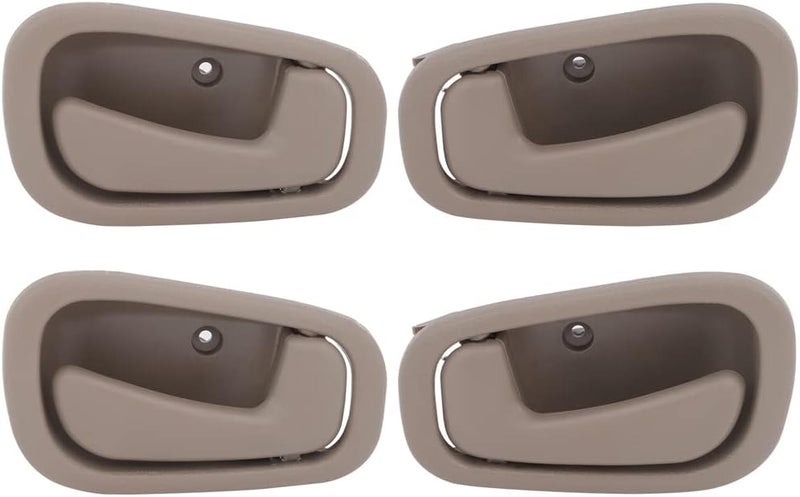 LUJUNTEC Interior Door Handles for 1998-2002 Toyota Corolla - 4pcs Beige Replacement Set - Image 1