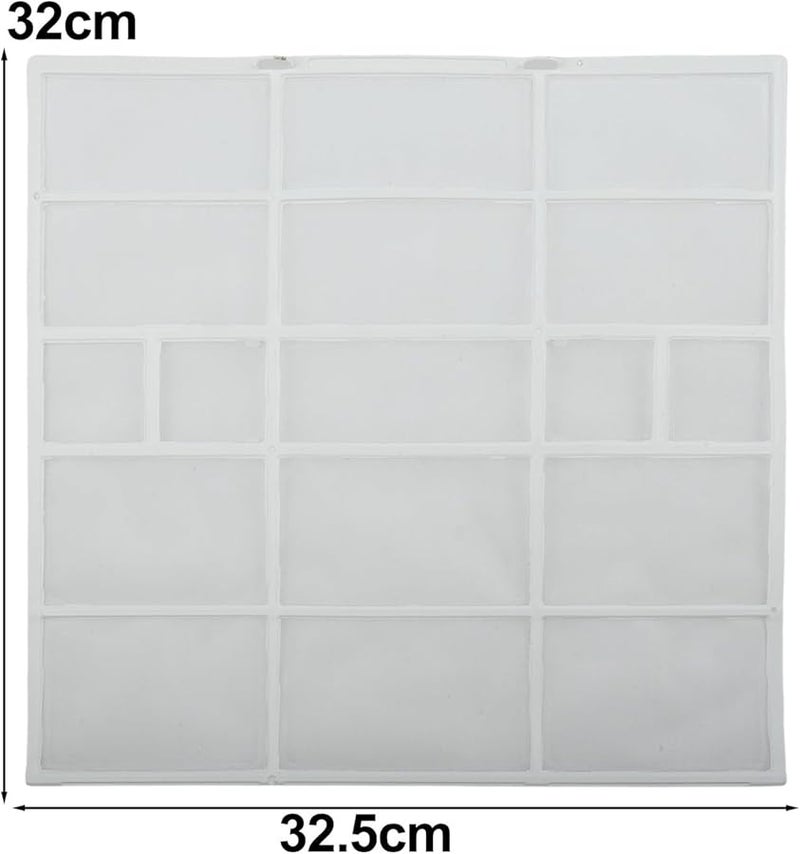 Reusable Air Conditioner Filter Cover 32 5 X 32 Reduces Cleaning Clip On Design - Image 3