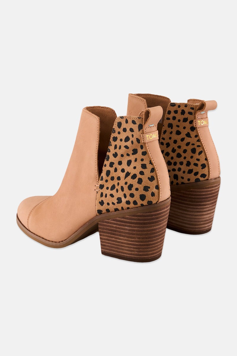 TOMS Women Everly Cutout Slip On Ankle Boots, Beige - Image 3