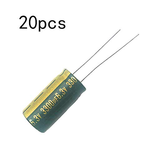 Dahszhi Aluminum Radial Capacitor 3300uF 10v 6.3v 105C for LCD TV & Monitor Repair - 20pcs - Image 2