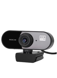 VICTGOAL Webcam with Microphone, Full HD 2K Webcam, Streaming Camera, USB-A, Webcam for PC, Skype, Zoom, FaceTime, Laptop and Tablet  - Image 1