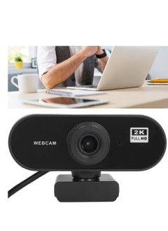 VICTGOAL Webcam with Microphone, Full HD 2K Webcam, Streaming Camera, USB-A, Webcam for PC, Skype, Zoom, FaceTime, Laptop and Tablet  - Image 4