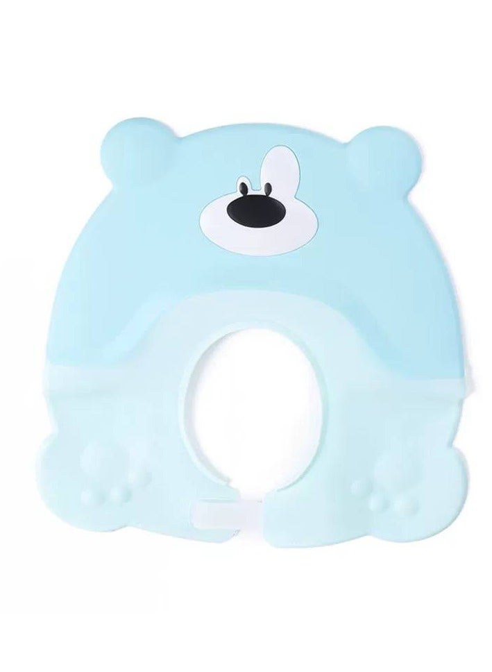 Silicone shower cap to eliminate eye pain during showering. Equipped with a scotch to adjust the size. Random color. - Image 2