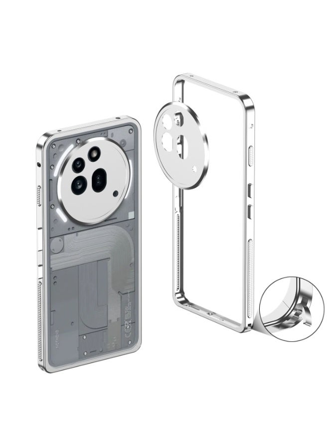 With Nothing Phone 3A compatible phone case, fine hole lens ring, airbag drop resistance, magnetic design, shockproof protective case - Image 1