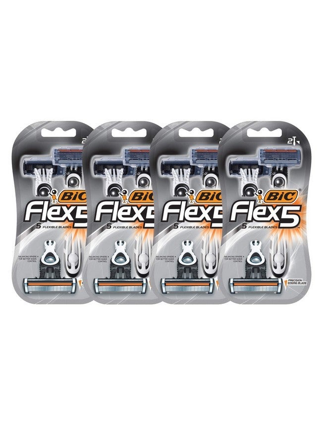 بيك ماكينة حلاقة فليكس 5 للرجال للاستخدام مرة واحدة، 8 قطع - Image 1