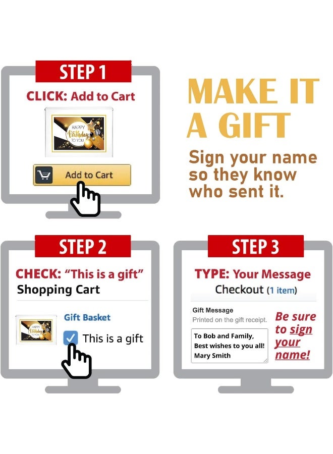 Happy Birthday Gourmet Cookie Gift Box - Image 4