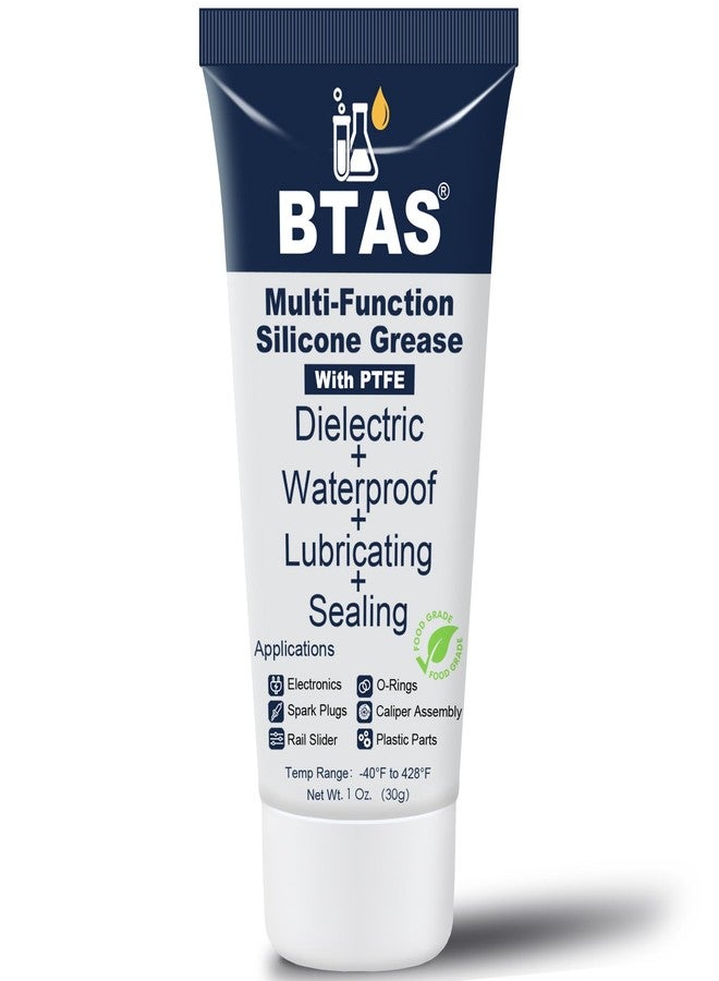 BTAS Electrical Silicone Grease Automotive Marine Food Grade with PTFE to Protect All Electrical Components and Connectors from Corrosion and Rust 1 oz - Image 1